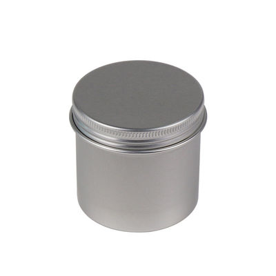 50g 100g 150g Eco Friendly Aluminum Canisters Handmade Lotion Metal Tea Tins